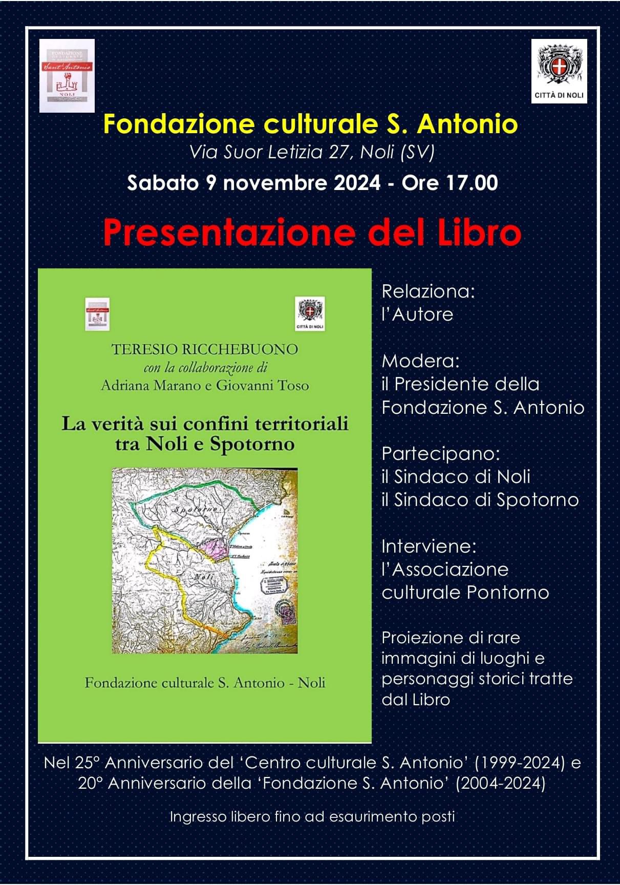 "La verità sui confini territoriali tra Noli e Spotorno"